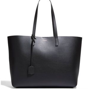 Authentic East West Calfskin Shopping Tote Bag